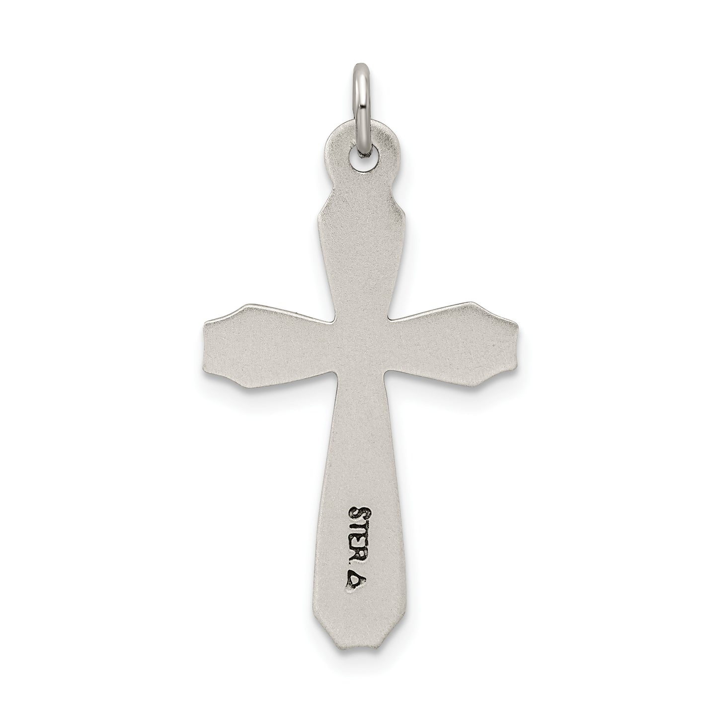 Sterling Silver Antiqued Cross Pendant