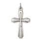 Sterling Silver Antiqued Cross Pendant