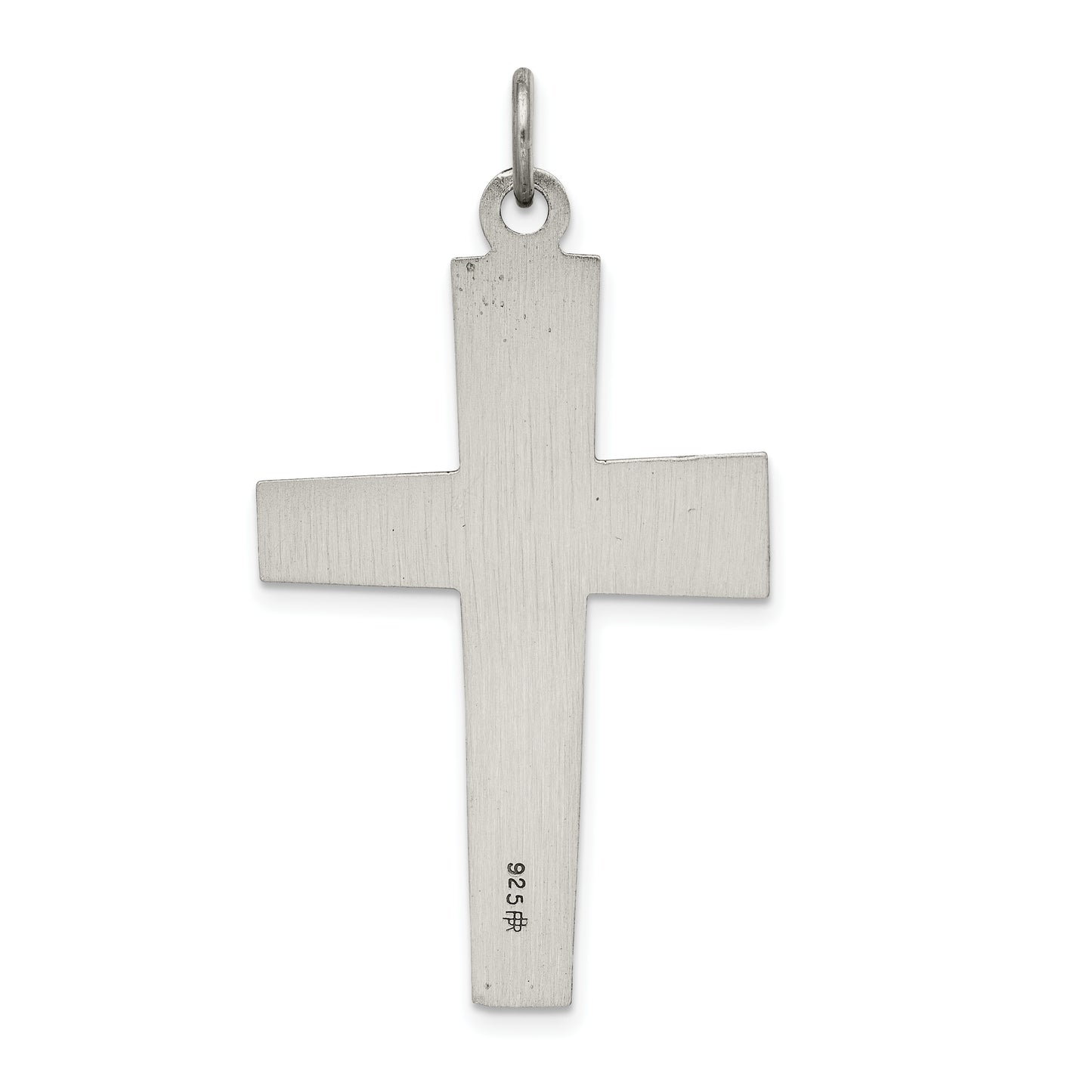 Sterling Silver Antiqued Cross Pendant