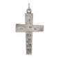 Sterling Silver Antiqued Cross Pendant