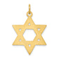 Sterling Silver 24K Gold-Plated Star Of David Pendant