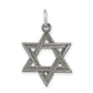 Sterling Silver Antiqued Star Of David Pendant