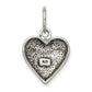 Sterling Silver Antiqued Believe Pendant