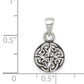 Sterling Silver Antiqued Celtic Pendant