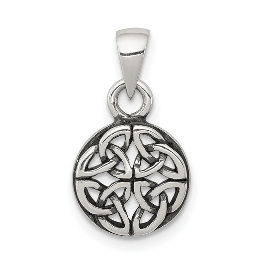 Sterling Silver Antiqued Celtic Pendant