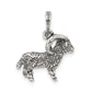 Sterling Silver Antiqued Aries Zodiac Pendant