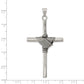 Sterling Silver Antiqued Cross Pendant