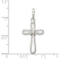 Sterling Silver Polished Cross Pendant