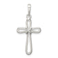 Sterling Silver Polished Cross Pendant