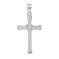 Sterling Silver Polished Cross Pendant