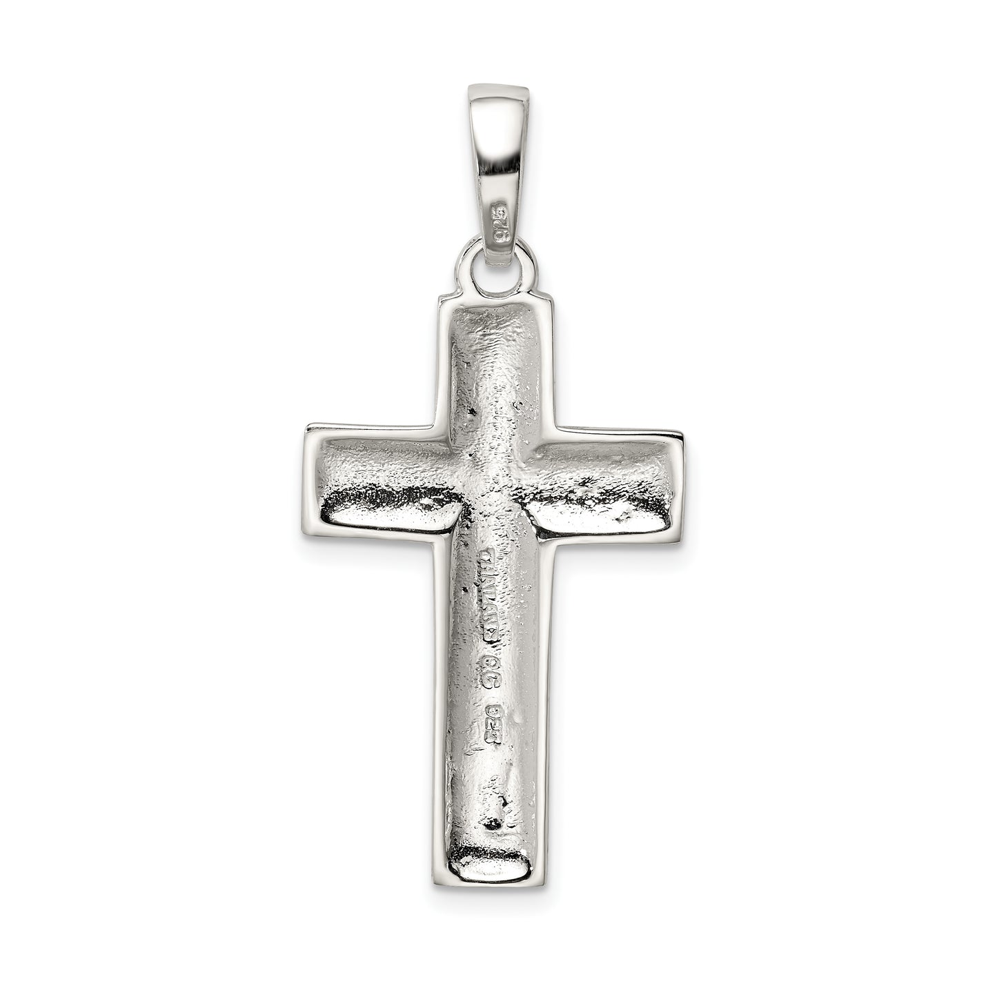 Sterling Silver Polished Cross Pendant