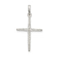 Sterling Silver Polished Cross Pendant