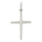 Sterling Silver Polished Cross Pendant