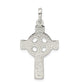 Sterling Silver Polished Cross Pendant