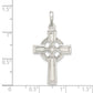 Sterling Silver Polished Cross Pendant