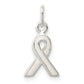 Sterling Silver White Enameled Awareness Charm