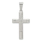 Sterling Silver Polished Cross Pendant