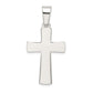 Sterling Silver Polished Cross Pendant