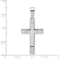 Sterling Silver Polished Cross Pendant