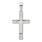 Sterling Silver Polished Cross Pendant