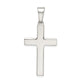 Sterling Silver Polished Cross Pendant