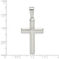 Sterling Silver Polished Cross Pendant