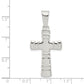 Sterling Silver Polished Cross Pendant