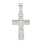 Sterling Silver Polished Cross Pendant