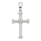 Sterling Silver Polished Cross Pendant