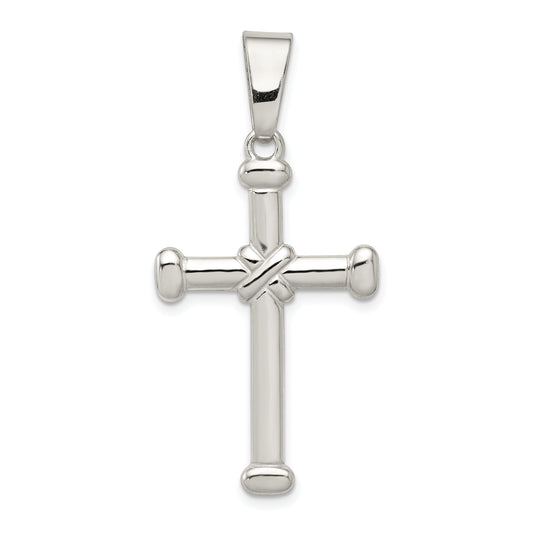 Sterling Silver Polished Cross Pendant