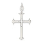 Sterling Silver Polished Cross Pendant