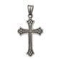 Sterling Silver Antiqued Cross Pendant