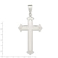 Sterling Silver Polished Cross Pendant