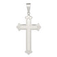 Sterling Silver Polished Cross Pendant