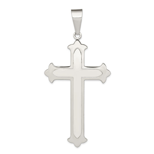 Sterling Silver Polished Cross Pendant