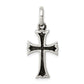 Sterling Silver Antiqued Cross Pendant