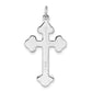 Sterling Silver Black Enamel & Gold-Tone Vermeil Cross Pendant