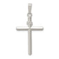 Sterling Silver Polished Inri Cross Pendant