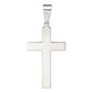 Sterling Silver Polished Cross Pendant