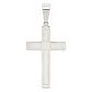 Sterling Silver Polished Cross Pendant