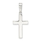 Sterling Silver Polished Cross Pendant