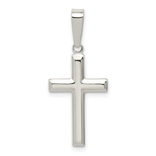 Sterling Silver Polished Cross Pendant