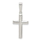 Sterling Silver Polished Cross Pendant