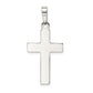 Sterling Silver Polished Cross Pendant