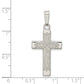 Sterling Silver Polished Cross Pendant