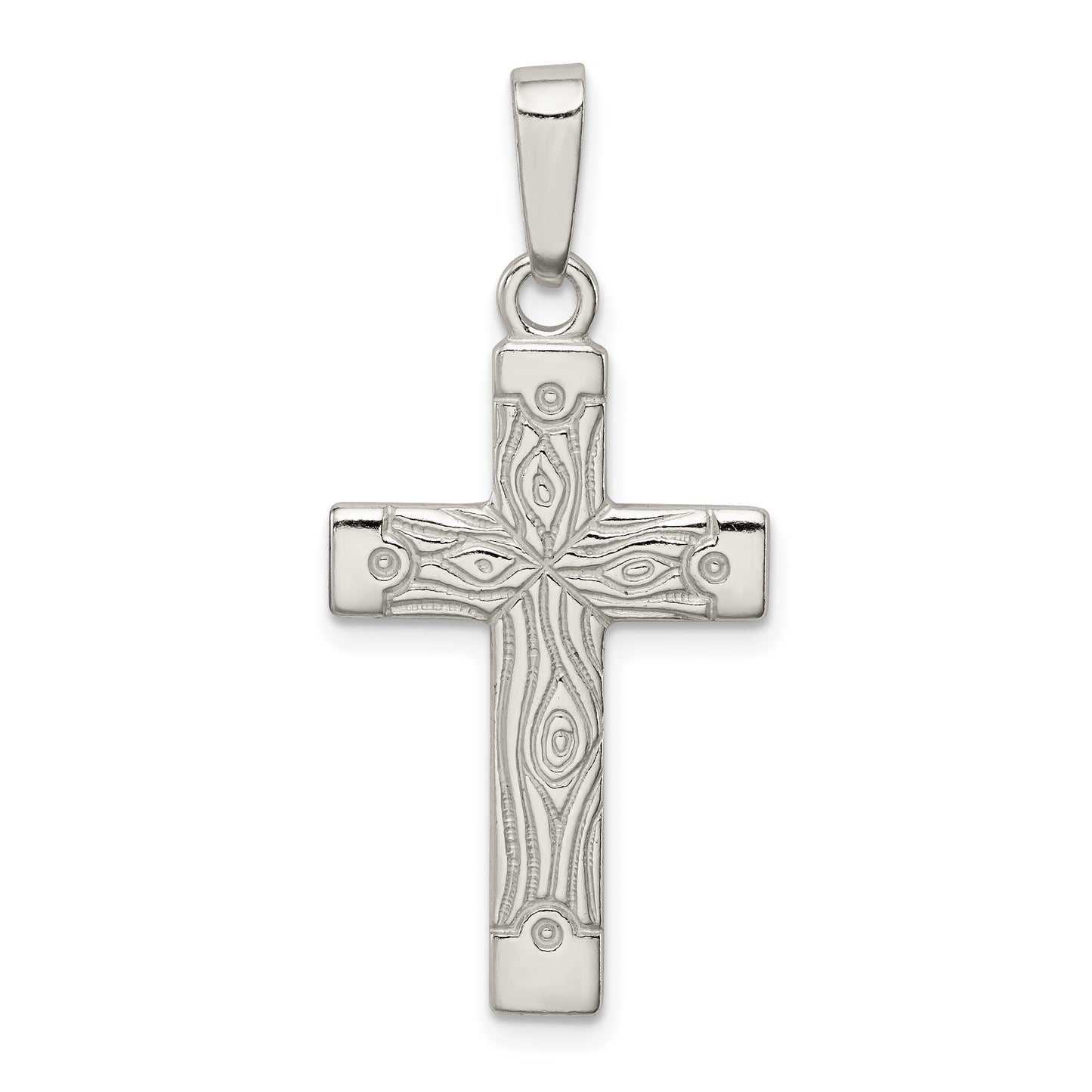 Sterling Silver Polished Cross Pendant