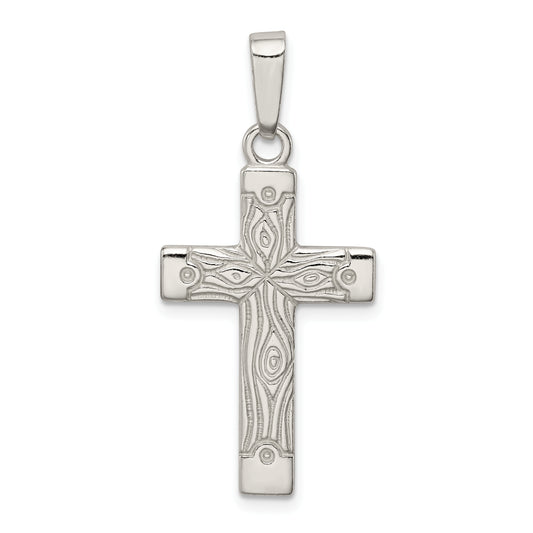 Sterling Silver Polished Cross Pendant