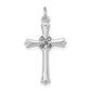 Sterling Silver Cz Cross Pendant