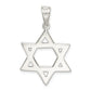 Sterling Silver Polished Star Of David Pendant