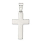 Sterling Silver Polished Cross Pendant